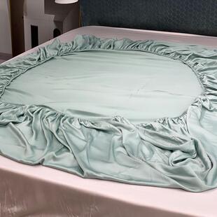 纯天丝床席梦思床套罩防尘笠罩席梦思床垫QM22021-防滑固定1色.m8