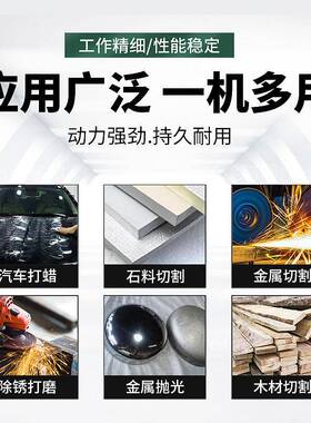 8084寸气动角速磨机风工业级动手砂轮切割磨5寸高磨光打机抛光机