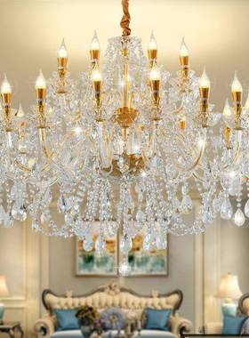 主欧式客L厅水晶tb-39658吊烛灯餐厅卧室ED婚庆大气蜡灯简欧吊灯