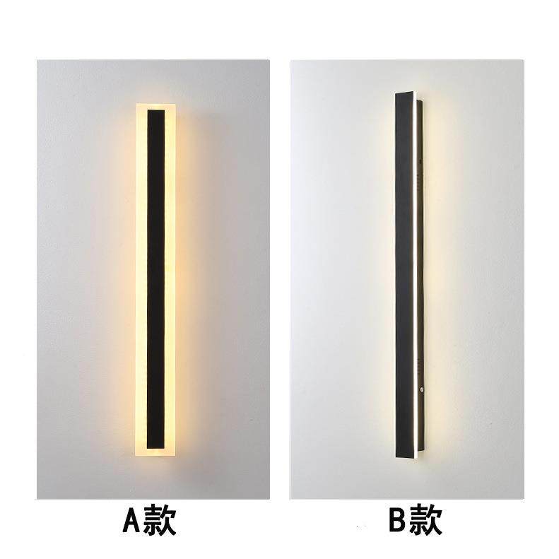 简005约led长条防水壁灯硬内室外壁条灯室别墅大门景观围墙线墙条