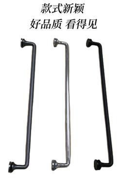 锈实钢心带头淋浴不房玻璃门拉手室双移门门ASG单把浴手圆管喇叭