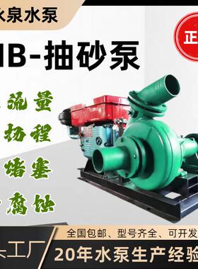 B型卧式柴油机抽砂泵大小型河吸鱼砂泵道塘清淤耐磨泥GKDN浆泵抽