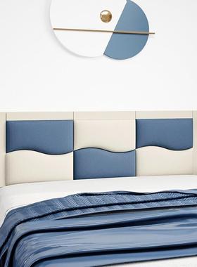 床头科软馆包靠背thj#u+h%自粘技榻布无床头大靠垫宾酒店榻米软包