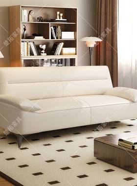 猫抓皮发沙公床一体房两用简约现代小IHC户型客厅出租办室可折叠