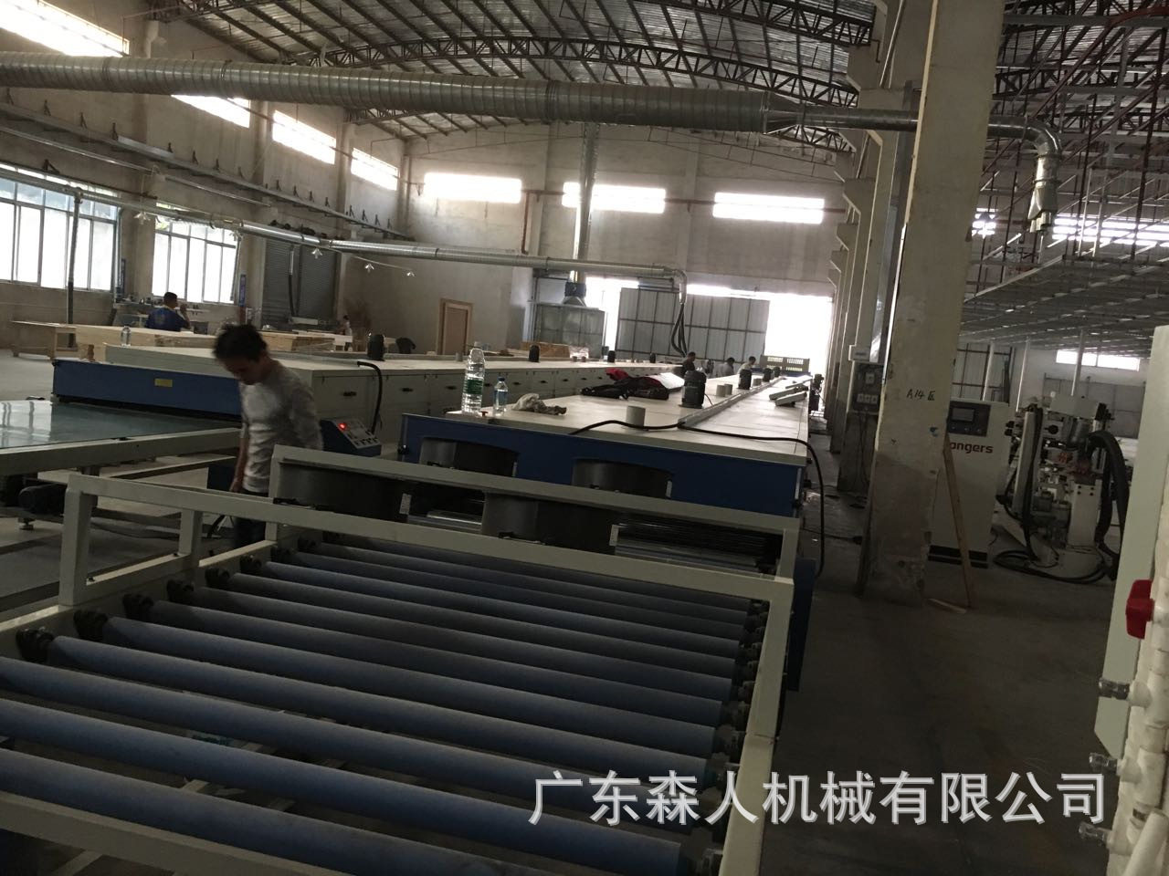 相框 白色UV油漆 黑色油墨用滚漆机 辊涂机