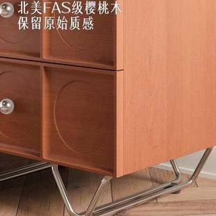 厂收家纯实储木床头3243234柜卧室家用简约边柜柜中古物沙发纳小