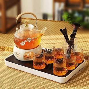 加热 耐热玻璃花具茶茶壶带过滤保温陶电炉煮器下午F87T856M茶套装