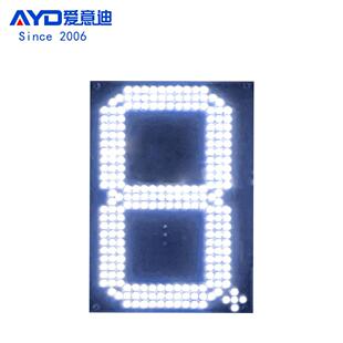 兰州厂家货源10寸LED油MJG屏色油站L价E加D数字显屏数字板示配件