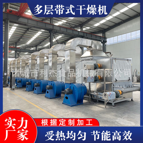 供应蔬菜脱水烘干机 黄花菜萝卜条烘干设备 胡萝卜多层带式干燥机