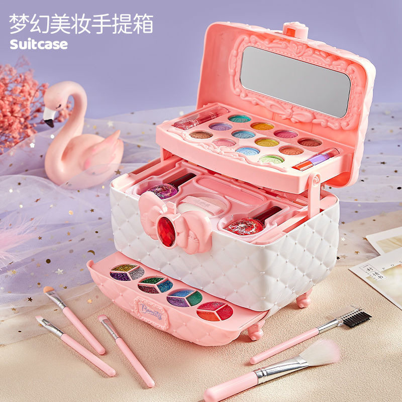 儿童彩妆玩具套装可水洗女孩玩具公主手提箱化妆品女童生日礼物,玩具/童车/益智/积木/模型,儿童化妆玩具,淘宝优惠券,粉丝福利购,淘宝优惠卷