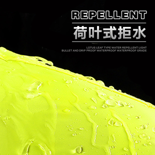 机车骑行双层加厚两件式 全身防暴雨防水交通执勤反光 雨衣雨裤 套装