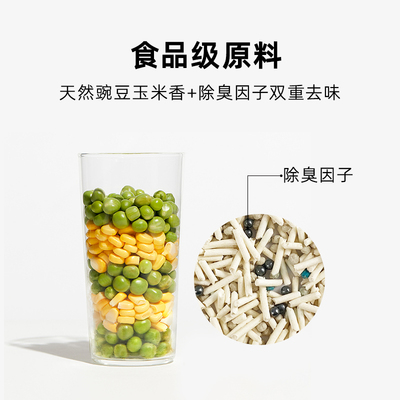 【秋季除臭释香砂】混合猫砂豆腐砂活性炭除臭无尘可冲厕所6l