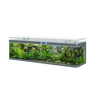 鱼缸电视柜超白玻璃方形水族箱定制大型落地客厅家用造景 2024新款