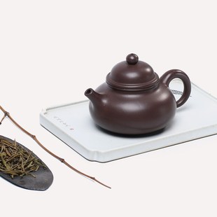 宜兴紫砂壶纯手工家用泡茶壶紫泥小容量茶壶景舟窑功夫茶具容天壶