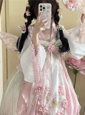 【小兔夭】泡泡熊原创设计中华风Lolita可爱洛丽塔Lo裙中华风jsk