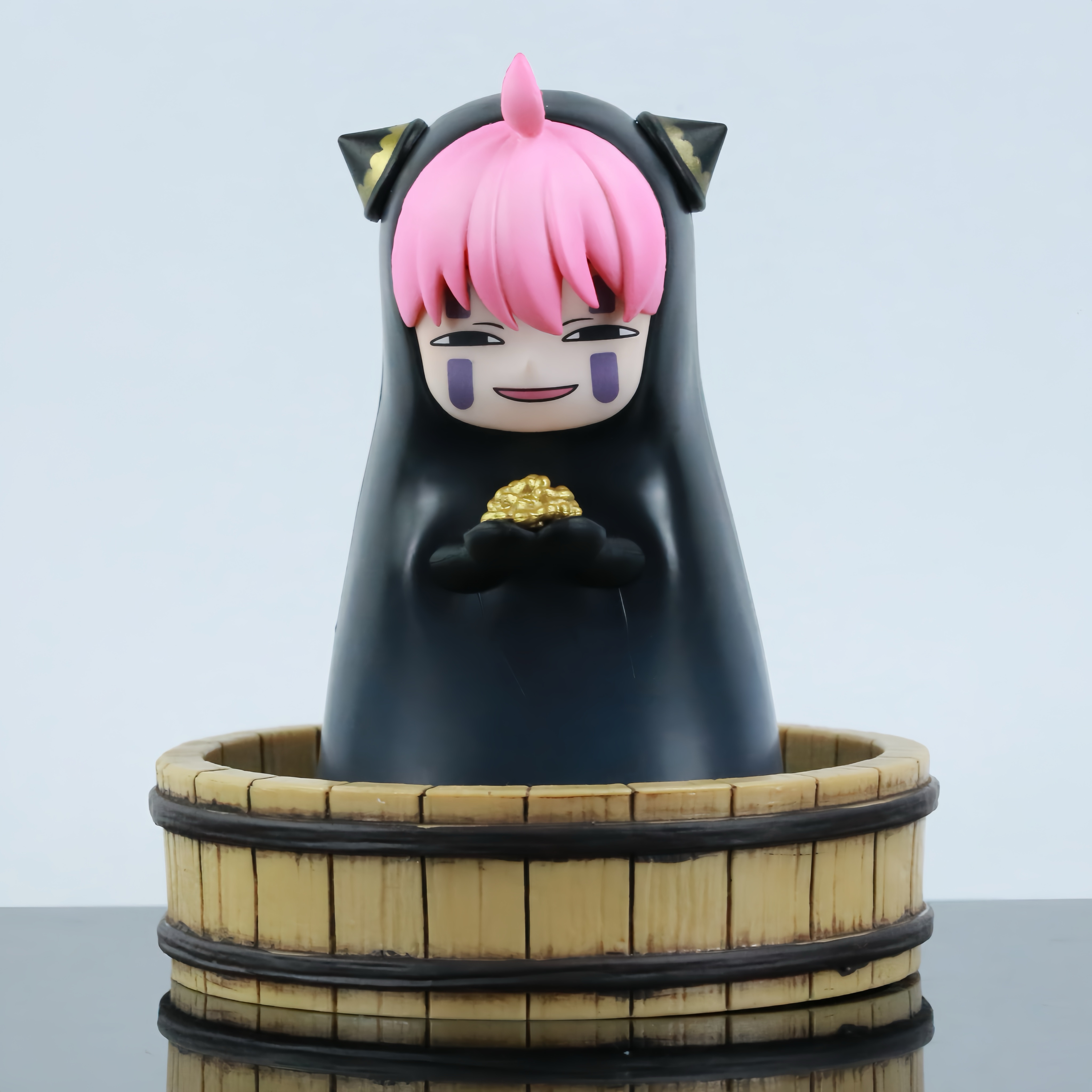 间谍过家家GK手办潮玩模型雕像阿尼亚COS无脸男二次元摆件可换脸