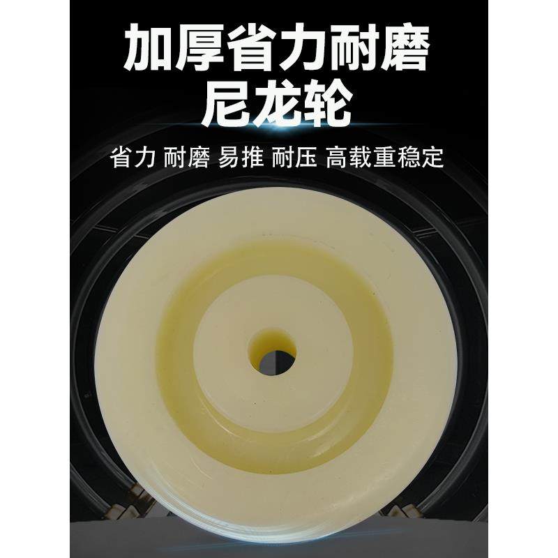 2寸2.5寸3寸4寸5寸6寸8寸1215孔耐磨尼龙轮防水防油无轴承打孔轮
