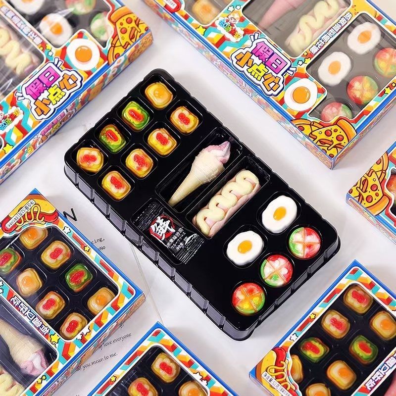 巨大棉花糖趣味糖果超大套餐软糖童年棉花糖爆款益智假日小点心