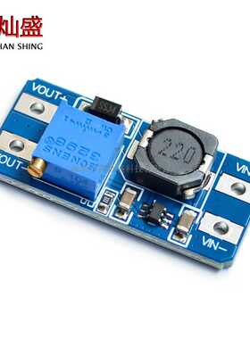 MT3608 DC-DC升压模块2A升压板输入电压2-24V升5/9/12/-28V可调