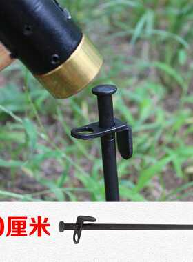 户外野营用品露营天幕帐篷配件钢铁钉黑色30cm沙滩雪地钉营钉