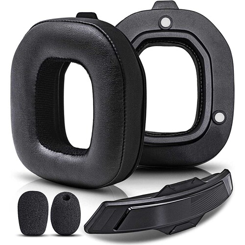 适用罗技Astro A50 Gen3耳机套第三代a50耳套带卡扣一体耳罩耳垫