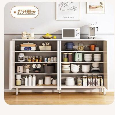 餐边靠NMC墙一体客茶厅现代简约橱柜收纳置物柜柜水柜厨房柜储物