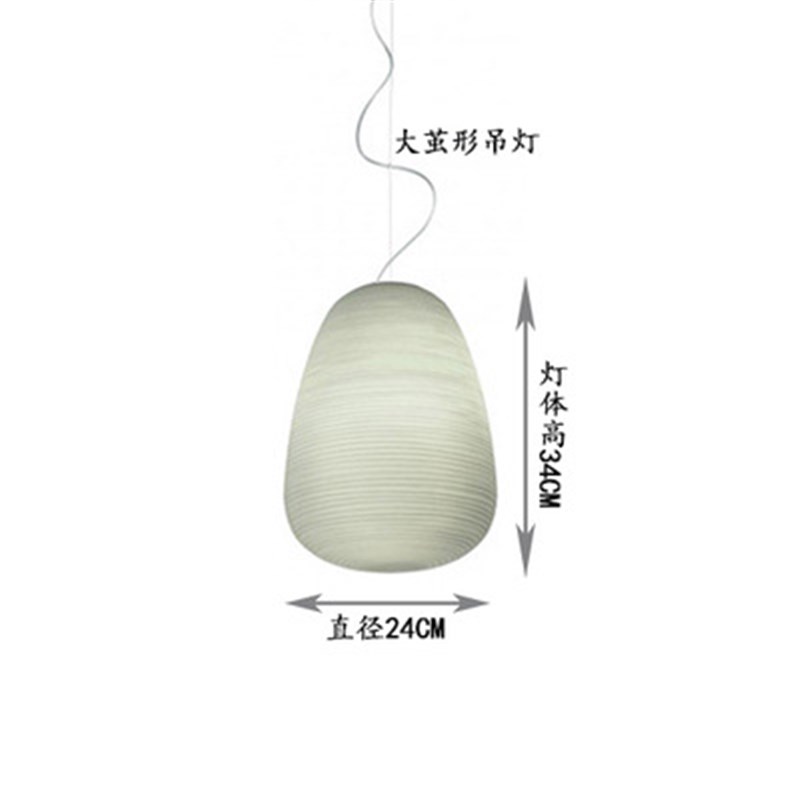 丹麦创意个性简约蚕茧LED吊y灯客厅餐厅卧室灯展厅酒店吧台玻璃灯