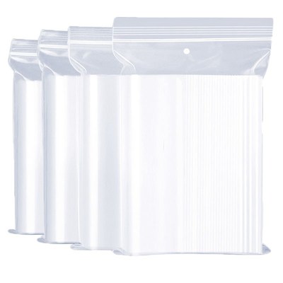 25*35cm打孔k自封袋加厚透明高压PE塑料袋子A4纸密封口袋100只