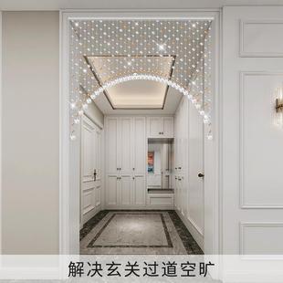 吊帘挂 ll水晶珠帘门帘过道卧室生间断qwsx5886客餐厅轻饰奢隔卫装