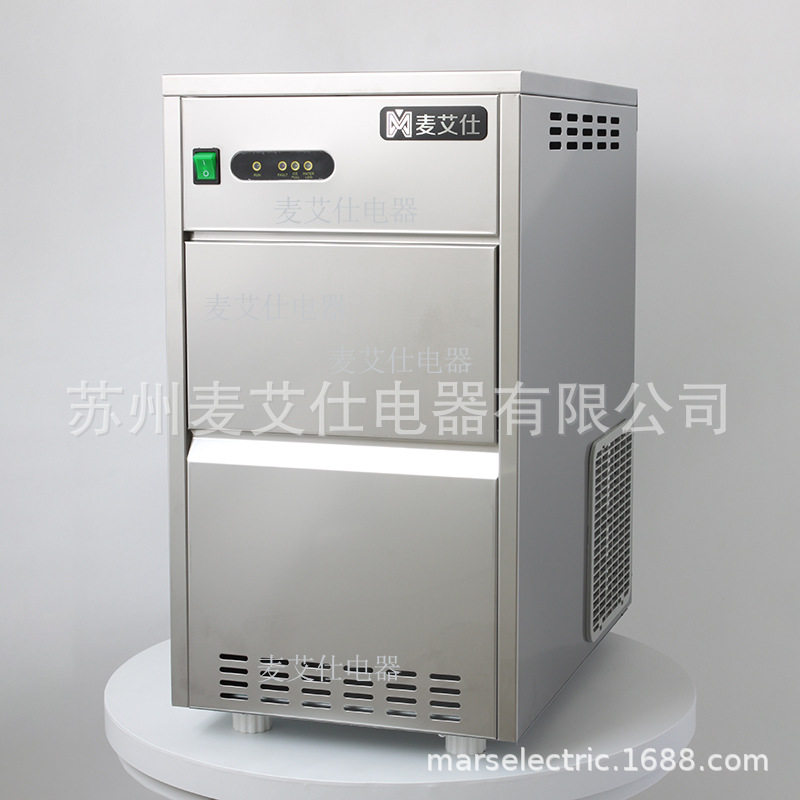 麦艾仕雪花制冰机-25公斤全自动实验室生鲜餐饮碎冰机IMS-25