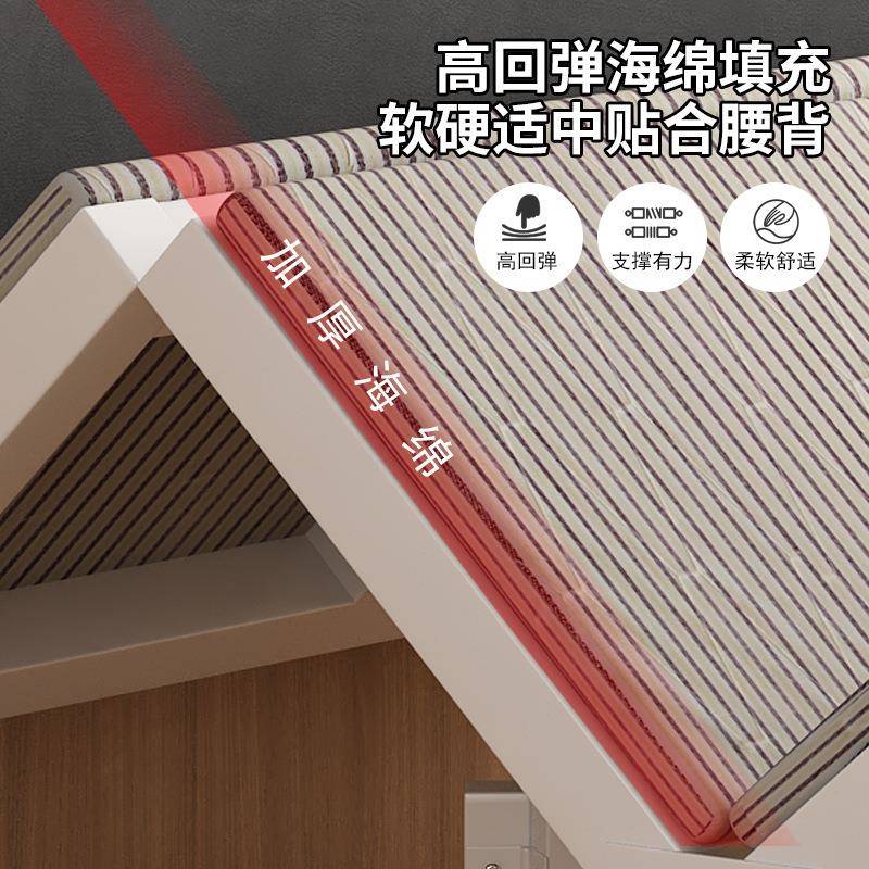M$KY双人折叠床家用床简易便携成人铁床架结实耐用出租屋单人床铁