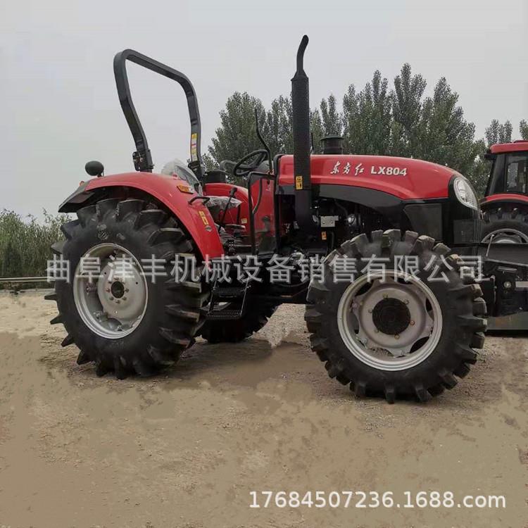 东方拉红504拖机大桥小四桥拖拉机驱旋耕犁田拖拉机LW-TLJ前轮加