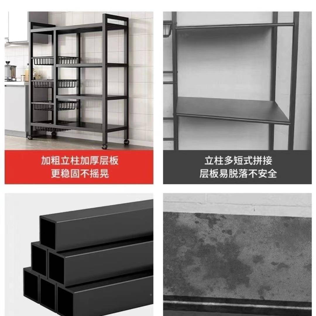 厨房架落地多层微波炉升级款置置烤箱置架家物用置地式物可移动蔬
