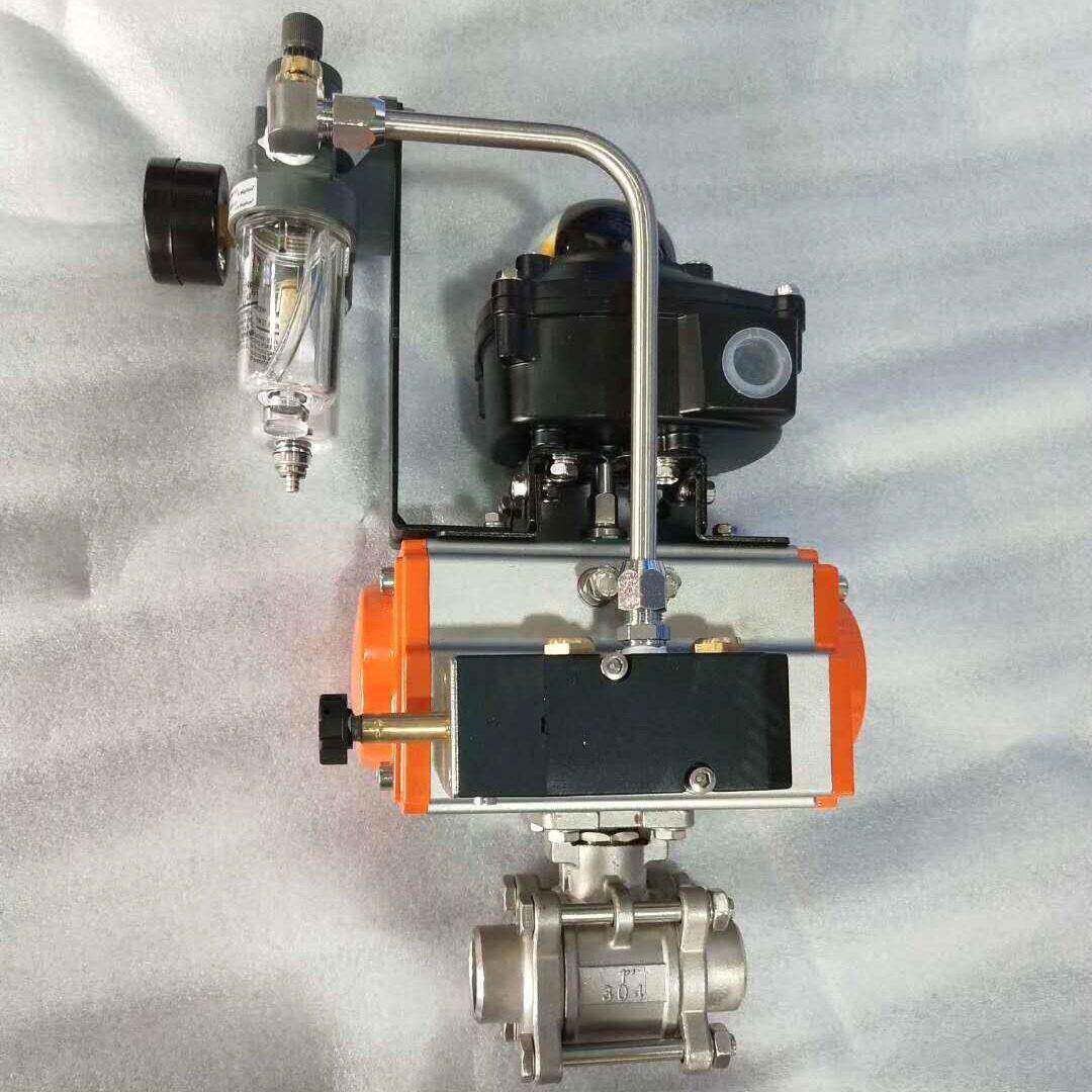 Q661F-25P气动双作用焊接球阀 三片式焊接球阀 气动对焊式球阀CF8