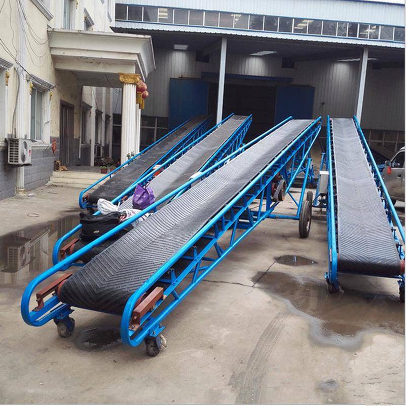 小型皮带输送机 可移动式粮食装车机 升降式皮带输送机厂家