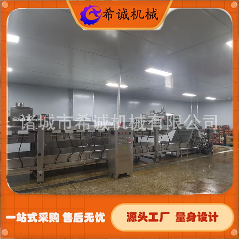 全新鱼仔裹粉油炸生产线 鱼排鱼饼裹浆油炸设备 黄花鱼自动油炸机