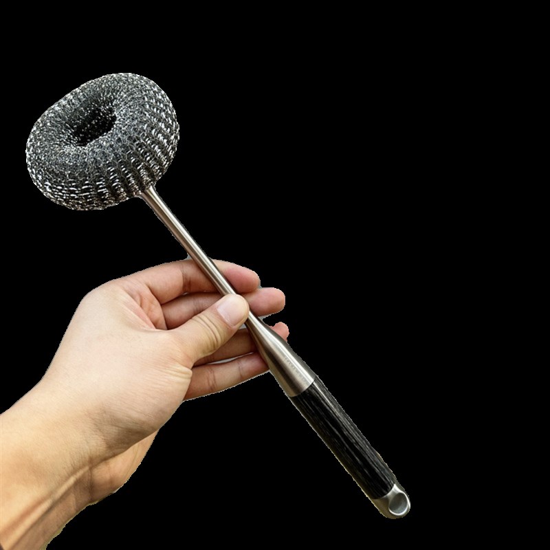 解放双手!钢丝球家o用清洁球不掉丝厨房洗碗洗锅去污铁丝球刷锅球