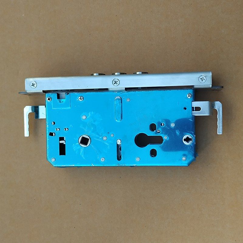 步阳万嘉b新多千秋门带防撬耳朵指纹锁双快双活单排U型忠恒829锁