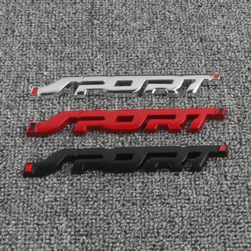 适用于蒙迪欧福克斯嘉年华改装sport车标运动3d立体金属车贴尾标