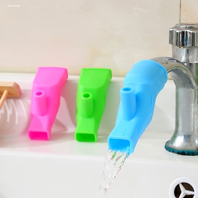 水龙头延伸器宝宝洗手台可爱简约简约通用硅胶加长延长防溅水神器