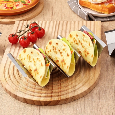 taco架子304不锈钢薄饼架创意玉米卷展示架墨西哥玉米饼塔克饼架
