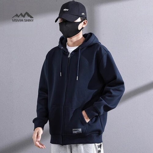 日式VISVIM SHINY雷军同款重磅运动外套拉链卫衣男士连帽休闲上衣