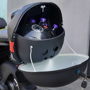 九号电动车后备箱尾箱电动车密码锁尾箱后备箱大龟背储物箱