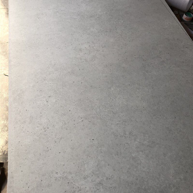 浅灰水泥色防火板 石纹美耐板哑光面耐火板贴面免漆饰面板