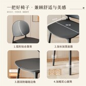 塑料椅子靠背可叠放餐椅加厚加固椅子家用餐厅凳子休闲简约餐桌椅