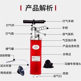5一炮通手動氣體疏通機家庭使用管道疏通器 大力神GQ