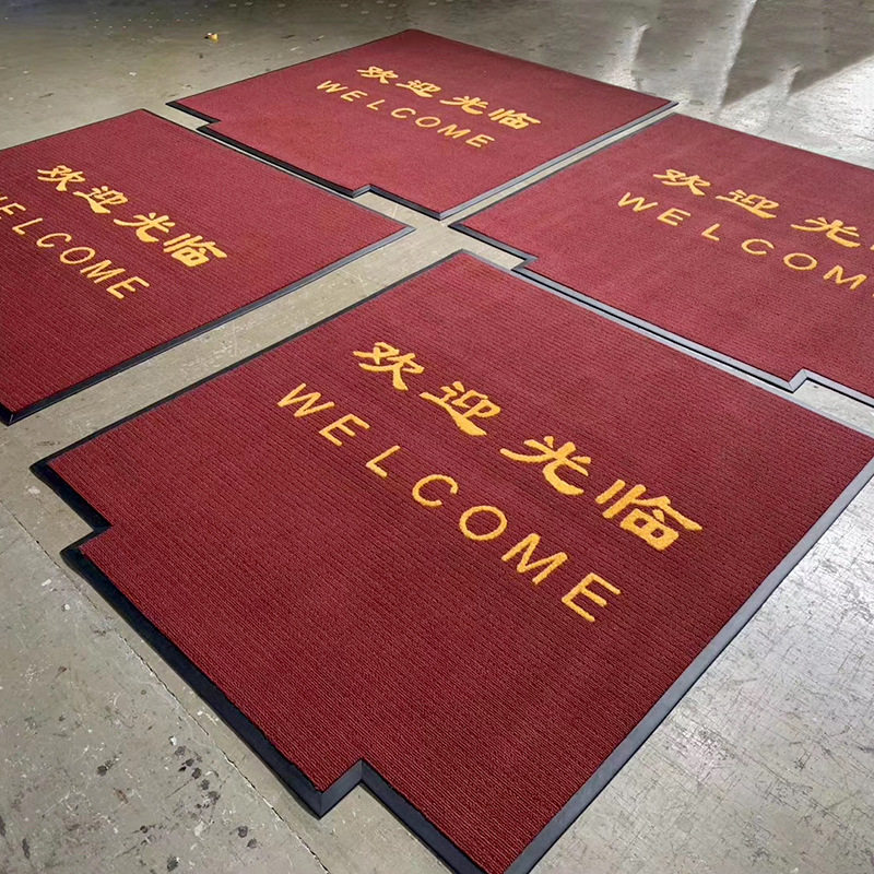 消毒垫M4000尼龙条纹PVC地垫商用室内室外印logo酒店除尘地毯