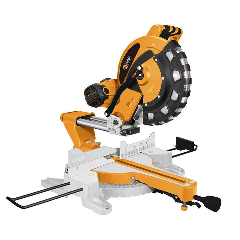 COOFIX库菲305mm斜切锯铝机高精多功能木工铝合金45度切割机工业