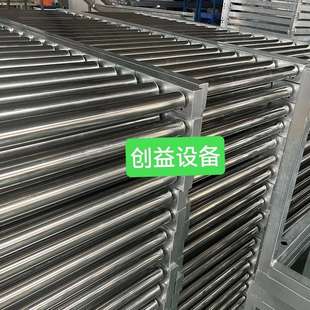 j8滑轮动力滚筒输送线滑道传送带卸货物流流水线动力无动力滚筒g3