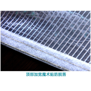 防蚊魔术贴窗纱窗帘可拆卸沙门帘 鱼线丝拉链纱窗网窗户家用自粘式